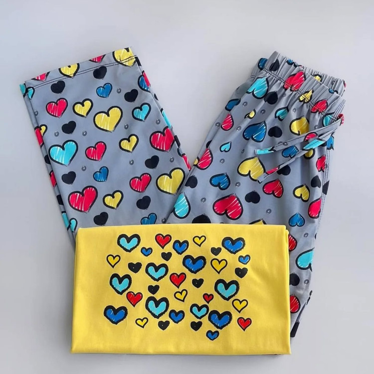 ست قلب رنگی