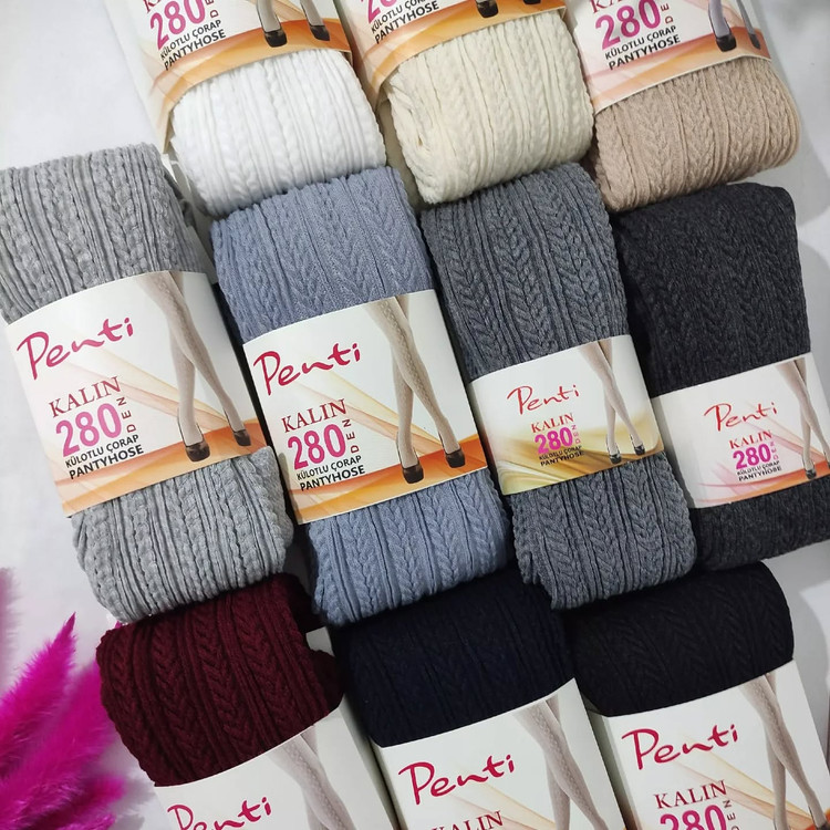 جوراب شلواری گندمی