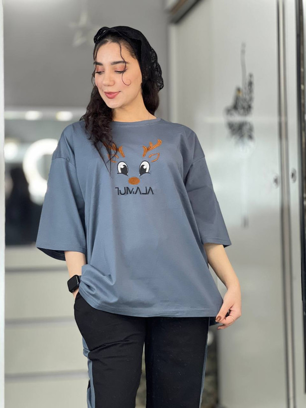 ست لانگ و شلوار بگ گوزن