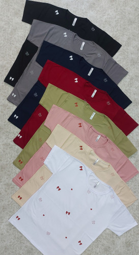 تیشرت پاپیون سفید